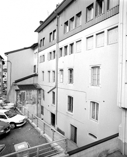 Elévation postérieure, de trois quarts droite. © Région Bourgogne-Franche-Comté, Inventaire du patrimoine