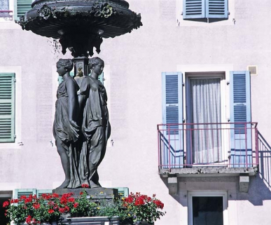 Vue d'ensemble du groupe des trois Grâces. © Région Bourgogne-Franche-Comté, Inventaire du patrimoine