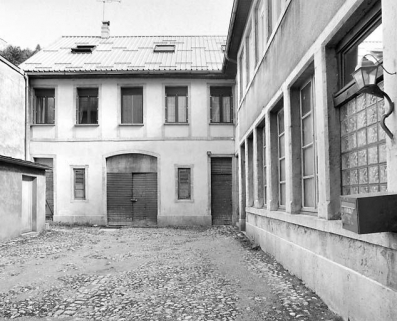 Cour et remise. © Région Bourgogne-Franche-Comté, Inventaire du patrimoine