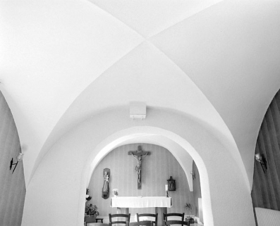 Voûte d'arêtes de la chapelle. © Région Bourgogne-Franche-Comté, Inventaire du patrimoine