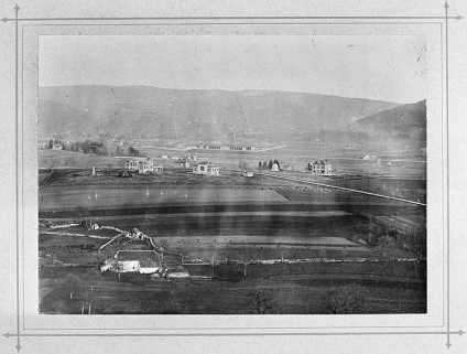 [Vue d'ensemble du site depuis le nord-ouest (fort des Montboucons)], 1889 ? © Région Bourgogne-Franche-Comté, Inventaire du patrimoine
