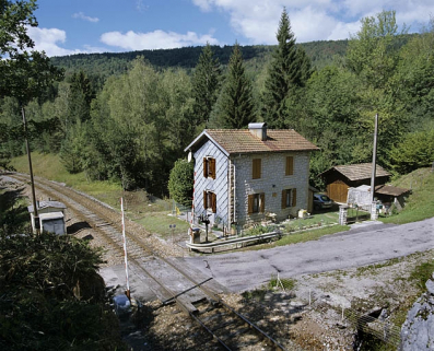 Vue d'ensemble plongeante, depuis le sud-est. © Région Bourgogne-Franche-Comté, Inventaire du patrimoine