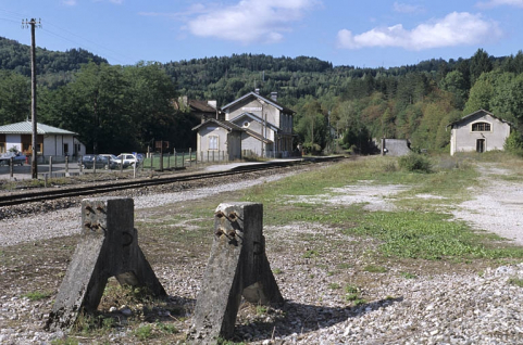 Vue d'ensemble, depuis le côté Andelot-en-Montagne (est). © Région Bourgogne-Franche-Comté, Inventaire du patrimoine
