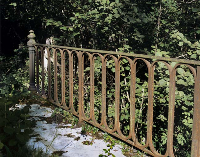 Détail d'un garde-corps. © Région Bourgogne-Franche-Comté, Inventaire du patrimoine