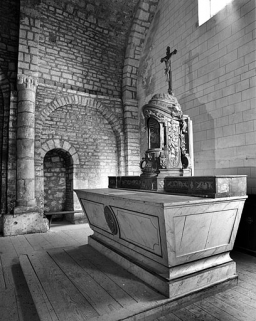 Vue rapprochée de trois quarts gauche. © Région Bourgogne-Franche-Comté, Inventaire du patrimoine