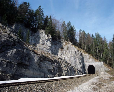 Tête côté La Cluse et paroi rocheuse. © Région Bourgogne-Franche-Comté, Inventaire du patrimoine