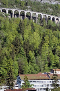 Elévation orientale, vue depuis Morez. © Région Bourgogne-Franche-Comté, Inventaire du patrimoine