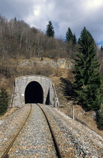 Tunnel : tête côté La Cluse (ouest). © Région Bourgogne-Franche-Comté, Inventaire du patrimoine