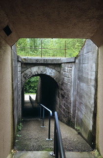 Tête amont (sud), depuis le passage sous la route de Lyon. © Région Bourgogne-Franche-Comté, Inventaire du patrimoine