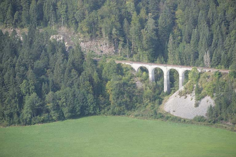 Vue aérienne, depuis le nord-est. © Région Bourgogne-Franche-Comté, Inventaire du patrimoine