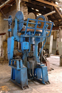 Vue de trois quarts d'une presse (D sur le plan de localisation). © Région Bourgogne-Franche-Comté, Inventaire du patrimoine