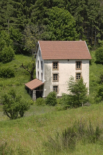 Façade sud du moulin. © Région Bourgogne-Franche-Comté, Inventaire du patrimoine