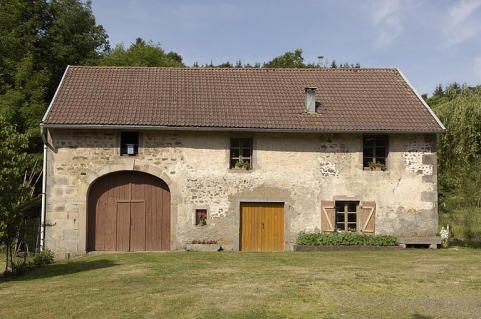Façade est du moulin. © Région Bourgogne-Franche-Comté, Inventaire du patrimoine