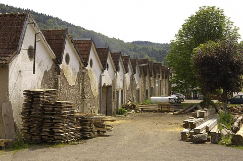 Pignons ouest de l'atelier de fabrication. © Région Bourgogne-Franche-Comté, Inventaire du patrimoine