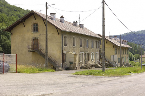 Vue d'ensemble des logements ouvriers. © Région Bourgogne-Franche-Comté, Inventaire du patrimoine