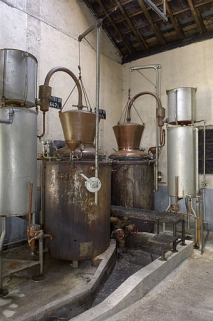 Alambic en service. © Région Bourgogne-Franche-Comté, Inventaire du patrimoine