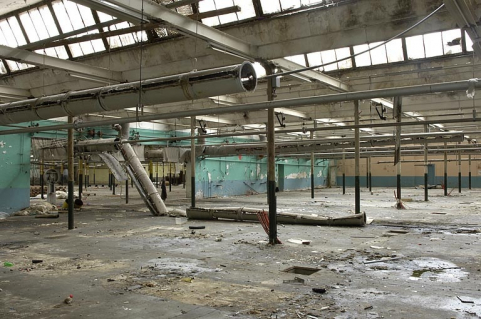 Extension est de la salle de tissage. Vue depuis le sud. © Région Bourgogne-Franche-Comté, Inventaire du patrimoine