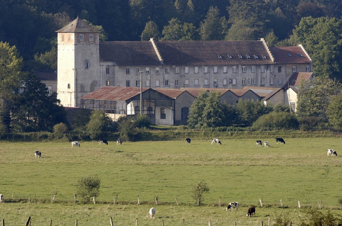 Atelier de fabrication à étages de la filature depuis le nord-est. © Région Bourgogne-Franche-Comté, Inventaire du patrimoine