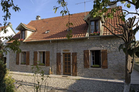 Façade postérieure d'un logement ouvrier. © Région Bourgogne-Franche-Comté, Inventaire du patrimoine