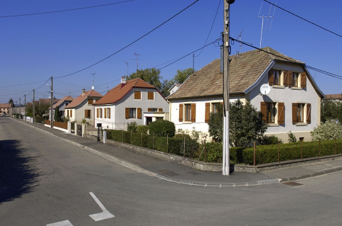 Logements ouvriers rue des Polognes. © Région Bourgogne-Franche-Comté, Inventaire du patrimoine