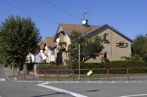 Logements ouvriers faubourg de Montbéliard. © Région Bourgogne-Franche-Comté, Inventaire du patrimoine