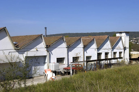 Murs pignons est de l'atelier de fabrication. © Région Bourgogne-Franche-Comté, Inventaire du patrimoine