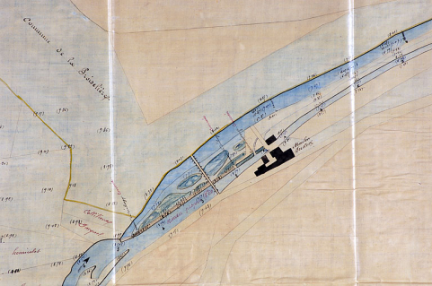 Plan de détail. Usine du sieur Juster. © Région Bourgogne-Franche-Comté, Inventaire du patrimoine