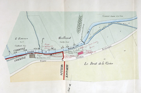 Usine du sieur Martin. Plan et détails. © Région Bourgogne-Franche-Comté, Inventaire du patrimoine Usine du sieur Martin. Plan et détails. © Région Bourgogne-Franche-Comté, Inventaire du patrimoine
