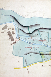 Plan et détails [Plan-masse et de situation du tissage Lindsberg]. © Région Bourgogne-Franche-Comté, Inventaire du patrimoine