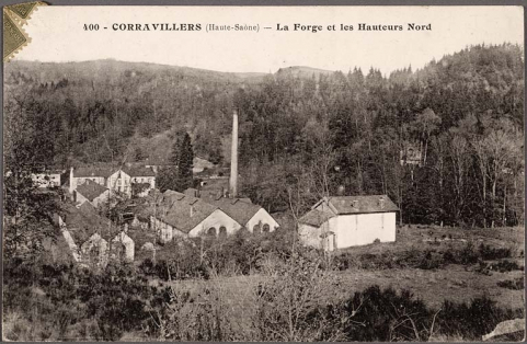 Corravillers (Haute-Saône) - La Forge et les Hauteurs Nord. © Région Bourgogne-Franche-Comté, Inventaire du patrimoine Corravillers (Haute-Saône) - La Forge et les Hauteurs Nord. © Région Bourgogne-Franche-Comté, Inventaire du patrimoine