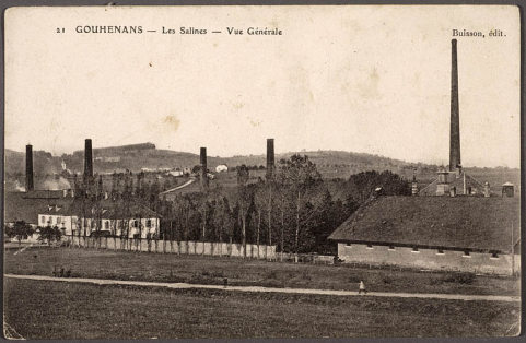 21. Gouhenans - Les Salines - Vue générale. © Région Bourgogne-Franche-Comté, Inventaire du patrimoine 21. Gouhenans - Les Salines - Vue générale. © Région Bourgogne-Franche-Comté, Inventaire du patrimoine
