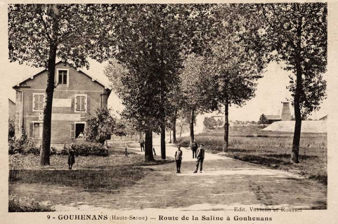 9. Gouhenans (Haute-Saône) - Route de la Saline à Gouhenans. © Région Bourgogne-Franche-Comté, Inventaire du patrimoine 9. Gouhenans (Haute-Saône) - Route de la Saline à Gouhenans. © Région Bourgogne-Franche-Comté, Inventaire du patrimoine