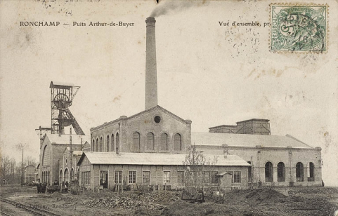 Ronchamp - Puits Arthur-de-Buyer - Vue d'ensemble [...]. © Région Bourgogne-Franche-Comté, Inventaire du patrimoine