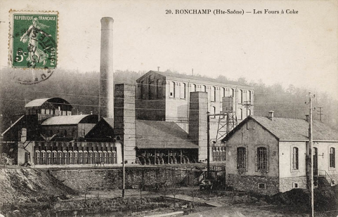 Ronchamp (Haute-Saône) - Les fours à coke. © Région Bourgogne-Franche-Comté, Inventaire du patrimoine Ronchamp (Haute-Saône) - Les fours à coke. © Région Bourgogne-Franche-Comté, Inventaire du patrimoine