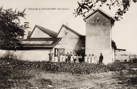 Tissage d'Amage [improprement légendé : Tissage de Faucogney] : vue depuis l'ouest. © Région Bourgogne-Franche-Comté, Inventaire du patrimoine