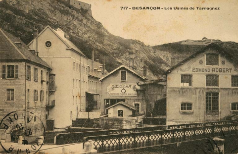 Besançon - Les Usines de Tarragnoz, 1er quart 20e siècle. © Région Bourgogne-Franche-Comté, Inventaire du patrimoine Besançon - Les Usines de Tarragnoz, 1er quart 20e siècle. © Région Bourgogne-Franche-Comté, Inventaire du patrimoine
