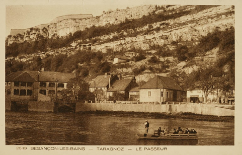Besançon-les-Bains - Taragnoz - Le passeur, 1ère moitié 20e siècle. © Région Bourgogne-Franche-Comté, Inventaire du patrimoine Besançon-les-Bains - Taragnoz - Le passeur, 1ère moitié 20e siècle. © Région Bourgogne-Franche-Comté, Inventaire du patrimoine