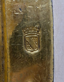 Détail, poinçon de la ville de Salins. © Région Bourgogne-Franche-Comté, Inventaire du patrimoine