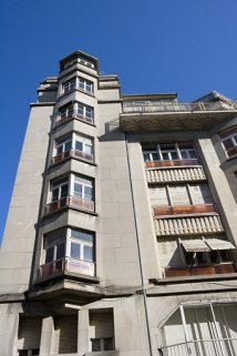 Façade antérieure : détail de la partie gauche. © Région Bourgogne-Franche-Comté, Inventaire du patrimoine