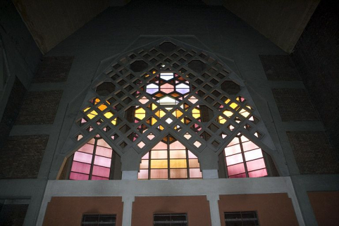 Vitraux et décors du collatéral. © Région Bourgogne-Franche-Comté, Inventaire du patrimoine