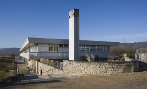 Internat : vue d'un pignon. © Région Bourgogne-Franche-Comté, Inventaire du patrimoine