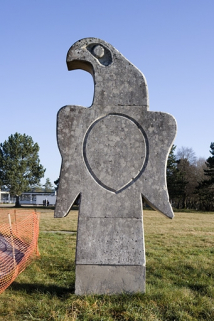 Sculpture : oiseau. © Région Bourgogne-Franche-Comté, Inventaire du patrimoine