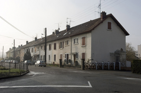 Logements ouvriers rue Paul Vinot. © Région Bourgogne-Franche-Comté, Inventaire du patrimoine