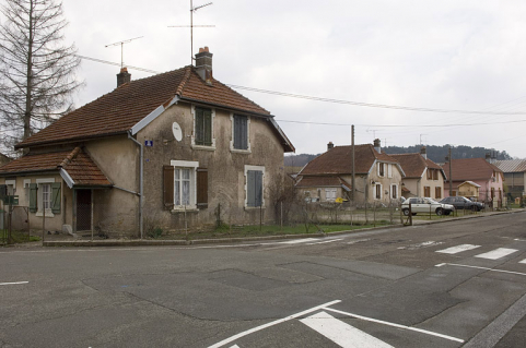 Logements ouvriers doubles rue Paul Vinot. © Région Bourgogne-Franche-Comté, Inventaire du patrimoine