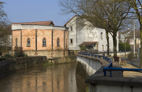 Vue d'ensemble en aval de la Lizaine. © Région Bourgogne-Franche-Comté, Inventaire du patrimoine