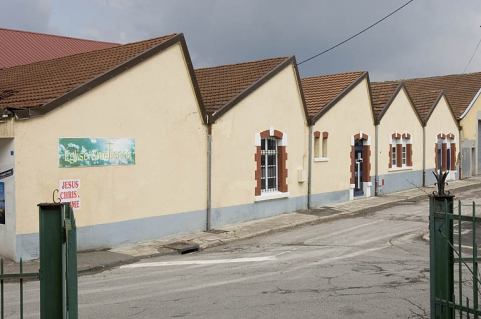 Murs-pignons est de l'usine. © Région Bourgogne-Franche-Comté, Inventaire du patrimoine