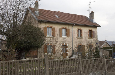 Maison ouvrière à quatre logements (côté rue de Strasbourg). © Région Bourgogne-Franche-Comté, Inventaire du patrimoine