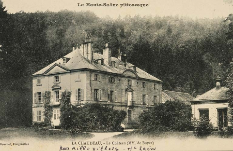 Aillevillers (Hte-Saône). La Chaudeau - Le château (MM. de Buyer). © Région Bourgogne-Franche-Comté, Inventaire du patrimoine Aillevillers (Hte-Saône). La Chaudeau - Le château (MM. de Buyer). © Région Bourgogne-Franche-Comté, Inventaire du patrimoine