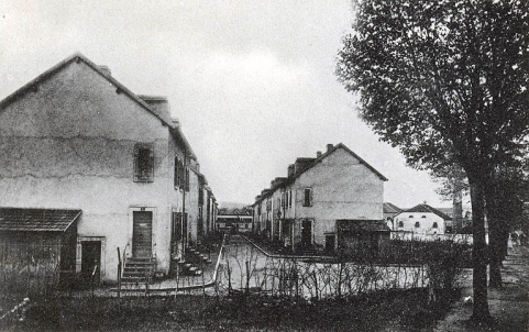 Cité ouvrière du Pâquis. © Région Bourgogne-Franche-Comté, Inventaire du patrimoine