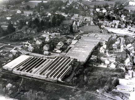 Vue aérienne depuis le sud-est. © Région Bourgogne-Franche-Comté, Inventaire du patrimoine